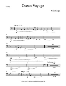 Ocean Voyage: Tuba, partes by Nick Raspa