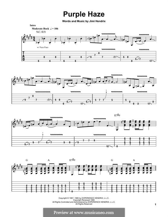 Vocal-instrumental version: Para guitarra com guia by Jimi Hendrix