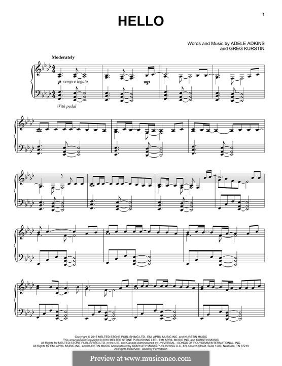 Instrumental version: Para Piano by Adele, Greg Kurstin