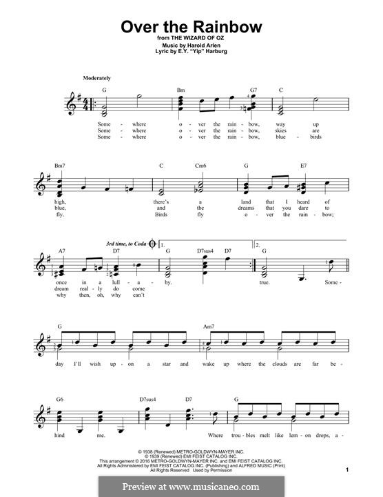 Instrumental version: Para guitarra com guia by Harold Arlen