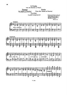 Album of Wanderer, S.156: Book I, No.6 Psalm by Franz Liszt
