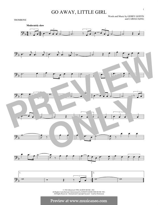 Go Away, Little Girl: para trombone by Carole King, Gerry Goffin