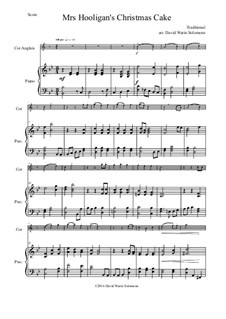 Mrs Hooligan's Christmas Cake: For cor anglais and piano by folklore