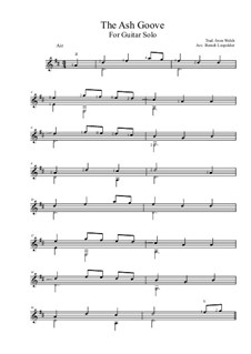 The Ash Grove: For guitar (D Major) by folklore