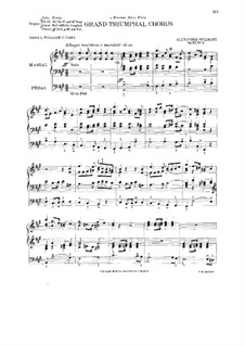 L'organiste pratique (The Practical Organist): Book IV. Grand triumphal chorus, Op.47 No.2 by Alexandre Guilmant