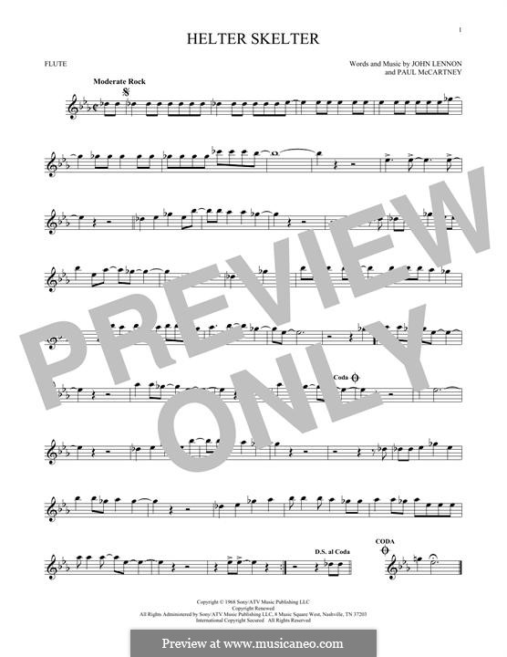 Helter Skelter (The Beatles): para flauta by John Lennon, Paul McCartney