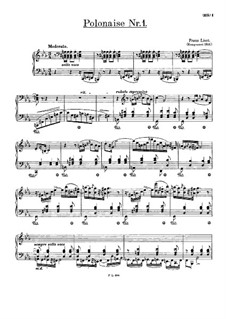 Two Polonaises, S.223: Polonaise No.1 by Franz Liszt