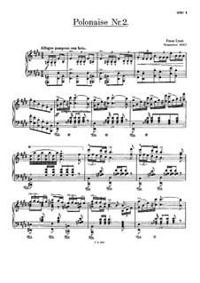 Two Polonaises, S.223: Polonaise No.2 by Franz Liszt