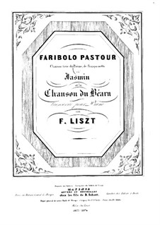 Two Pieces, S.236: No.2 Chanson du Béarn by Franz Liszt