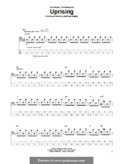 uprising muse bass tba