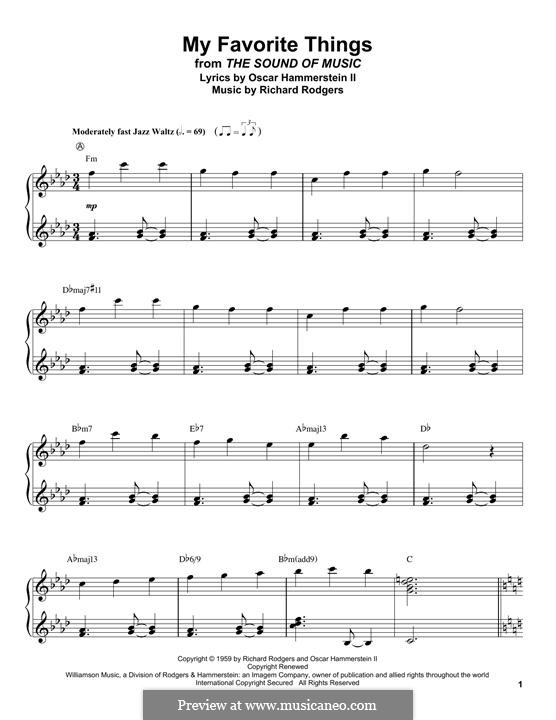 Piano version: para um único musico (Editado por H. Bulow) by Richard Rodgers