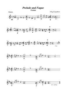 Prelude and Fugue, Op.1: Prelúdio e Fuga by Oleg Kopenkov