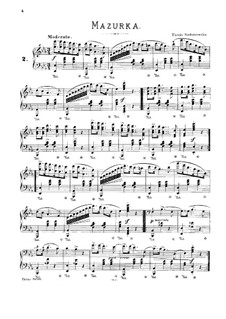 Mazurka for Piano in E Flat Major: para um único musico (Editado por H. Bulow) by Tekla Bądarzewska-Baranowska