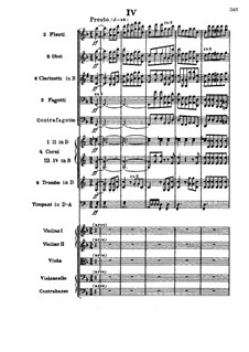 Movement IV: partitura completa by Ludwig van Beethoven