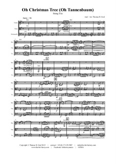 Vocal-instrumental version: para trio de cordas by folklore