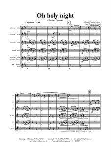 Instrumental version: For clarinet quintet by Adolphe Adam