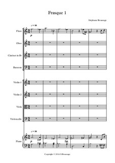 Frasque 1 for Chamber ensemble: Frasque 1 for Chamber ensemble by Stephane Boussuge