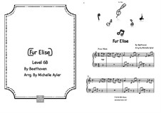 For Elise, for Piano, WoO 59: para um único musico (Editado por H. Bulow) by Ludwig van Beethoven