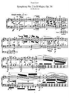 Complete set: Version for piano by F. Liszt by Ludwig van Beethoven