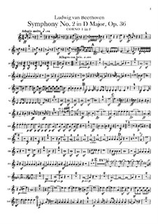 Complete set: parte trompa by Ludwig van Beethoven