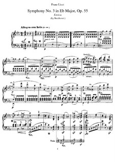 Complete set: Version for piano by F. Liszt by Ludwig van Beethoven
