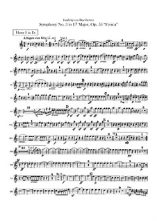 Complete set: parte trompa by Ludwig van Beethoven