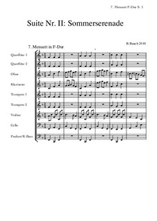 Suite Nr.2: 7 Menuett F-Dur by Bernhard Bauch