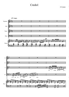 Credo 1, Op.10 No.3: Credo 1 by Alexander Sushko