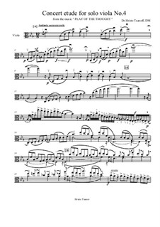 Concert etude for solo viola No.4: Concert etude for solo viola No.4 by Hristo Tsanov