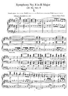 Symphony for Organ No.8, Op.42: para um único musico (Editado por H. Bulow) by Charles-Marie Widor