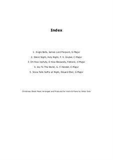 5 Christmas Classics: 5 Christmas Classics by Georg Friedrich Händel, folklore, Franz Xaver Gruber, James Lord Pierpont, Eduard Ebel