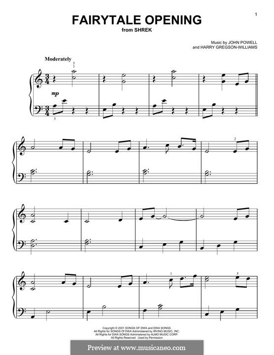 Fairytale Opening: Para Piano by Harry Gregson-Williams, John Powell