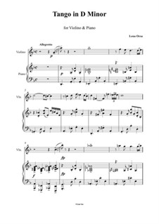Tango d-moll: para violino by Lena Orsa