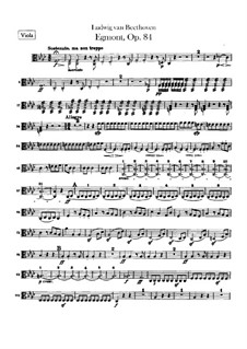 Egmont, Op.84: parte violas by Ludwig van Beethoven