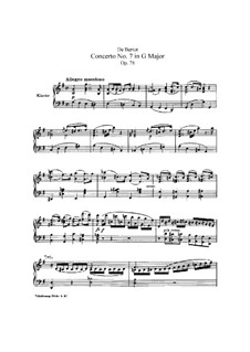 Violin Concerto No.7, Op.76: Score for two performers, Parte de solo by Charles Auguste de Beriot
