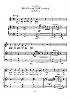Christmas Songs, Op.8: Nr.2 Die Hirten by Peter Cornelius