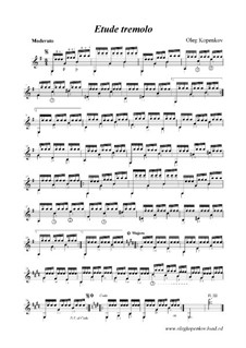 Etude Tremolo, Op.7: Etude Tremolo by Oleg Kopenkov