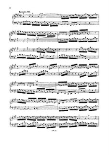 No.12 in A Major, BWV 783: para arpa (ou piano) by Johann Sebastian Bach