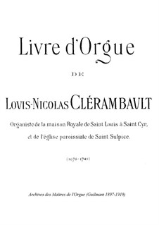 Two Suites for Organ: Two Suites for Organ by Louis-Nicolas Clérambault