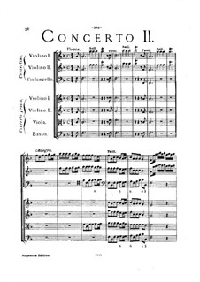 Concerto Grosso No.2: Partitura completa by Arcangelo Corelli