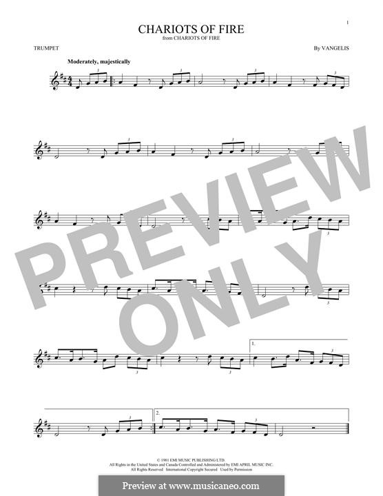 Chariots of Fire: para trompeta by Vangelis