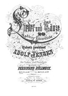 Songs and Dances, Op.33: No.1-10 by Adolf Jensen
