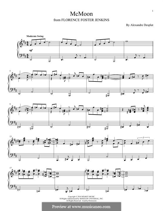 McMoon: Para Piano by Alexandre Desplat