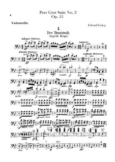 Suite No.2, Op.55: parte violoncelo by Edvard Grieg