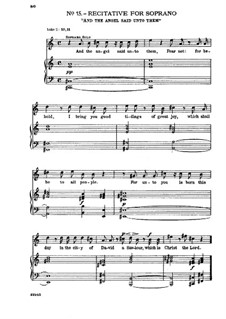 No.15 And the Angel Said Unto Them: No.15 And the Angel Said Unto Them by Georg Friedrich Händel