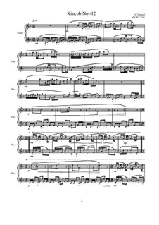 Kincob No.-12 for piano, MVWV 1101: Kincob No.-12 for piano by Maurice Verheul