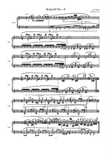Kincob No.- - 4 for piano, MVWV 1116: Kincob No.- - 4 for piano by Maurice Verheul