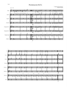Misa Popular: Proclamacion De Fe for Intermediate Mariachi: Misa Popular: Proclamacion De Fe for Intermediate Mariachi by Rodolfo Gonzalez