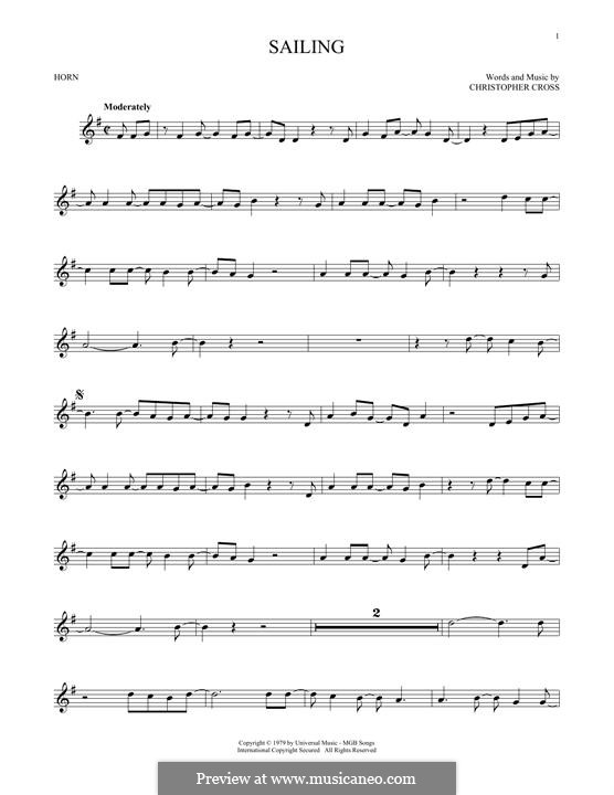Sailing ('N Sync) por C. Cross Partituras on músicaNeo