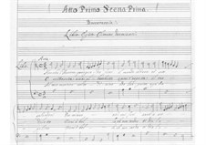 L'Egisto (Aegisthus) : ato I by Pietro Francesco Cavalli